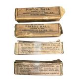 Four Full Boxes .45 M1911 Pistol Ball Ammo