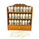 Hummel Spice Jar Collection with Shelf