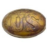 Civil War US Cartridge Box Plate
