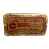 Early UMC .38 Automatic Colt Ammo, Full
