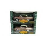 2 Ertl 1957 Chevrolet Bel Air Boxed Models