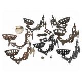 Cast Iron Antique Wall Sconces Lot