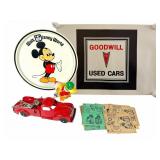 Collectibles Including Disney Plate, Dalton House