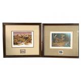 Wildlife Art Prints with Stamps, 1998