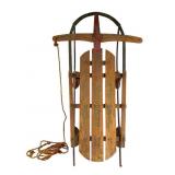 Monoplane Wooden Sled by American Acme Co.