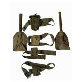 US M1956 and M1943 Entrenching Tools, Web Belts