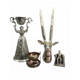Silver and Pewter Decor Items