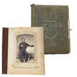 Civil War Era Photo Album with CDVs