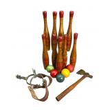 Early 20th Century Game and Western Childs Set