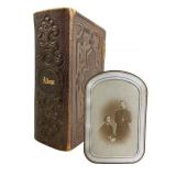 Civil War Era Photo Album with McClellan CDV