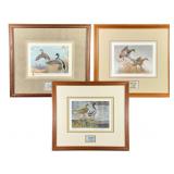 Three Framed Duck Stamp Prints