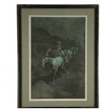 Frederick Remington 1908 Lithograph Print