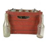 PA Local Brewery Bottle Crate, 12 Glass Bottles