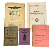 WWI Era Military Manuals and Service Records