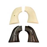 Ruger Style Gun Grips, Wood and Bone