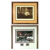 Brett Smith and R.C. Kray Framed Art Lot