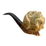 Ben Sim Dog Pipe, 6.25 Inches with Case