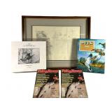 AMAZING Ned Smith Original Sketch, Signed PLUS