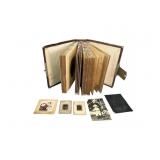 Civil War Era Photo Album with Lincoln Card