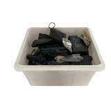 Rubbermaid Bin with Photography Equipment