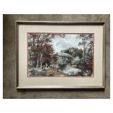 R. Greenleaf Signed Watercolor, 1974, Covered