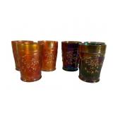 6 Fenton Blueberry Tumblers