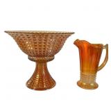 Imperial punch bowl & pitcher