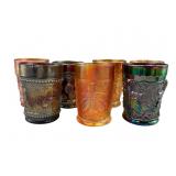 Dugan Carnival Glass Tumblers