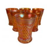 6 Northwood Grape Arbor Glass Tumblers