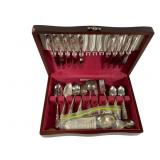 Community Silverplate Flatware Set in Box