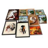 Framed Textile Artworks
