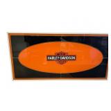 Harley-Davidson Stained Glass Panel 27 x 54