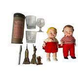 Collectibles Group Including Dolls