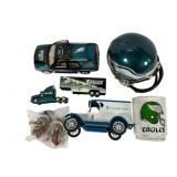 Philadelphia Eagles (Signed Helmet)+NFL Memorabili