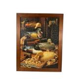 Framed Vintage Duck Puzzle 28x21.5in