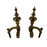 Brass Fireplace Andirons