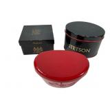 Miniature Hat Boxes with Hats by Stetson, Dob