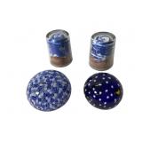 Glass Orbs and Mountain Sand Pieces