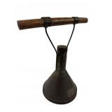 Metal and Wood Fire Alarm Rattle, 17 Inches