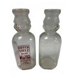2 Brookfield Dairy Baby Face Bottles