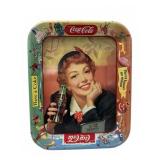 Coca-Cola Tin Tray, 13.25 x 10.5 Inches
