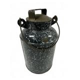 Agate Container 8 1/2 Inches Tall