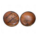 19th-Century PA Redware Plates
