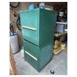 Two Stanley Vidmar Metal Cabinets