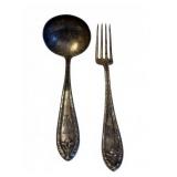 5.26 Sterling Silver Ladle and Fork Set