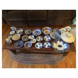 Blue and White Transferware Dish Set