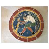 Moravian Tile Works ï¿½Summerï¿½ Round Plaque