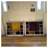 Two Colorful Stained Glass Windows
