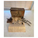 American Hand Sewing Machine Set with Box