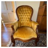 Victorian Gentlemenï¿½s Chair w/ Walnut Frame